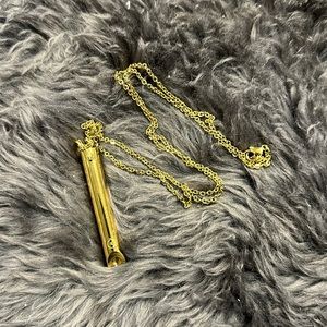 Komuso Classic Shift Gold Stress and Anxiety Necklace